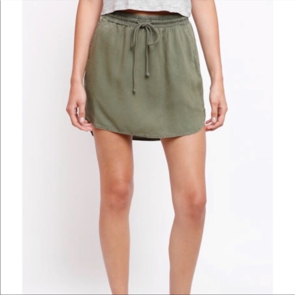 Anthropologie Cloth & Stone Green Skirt